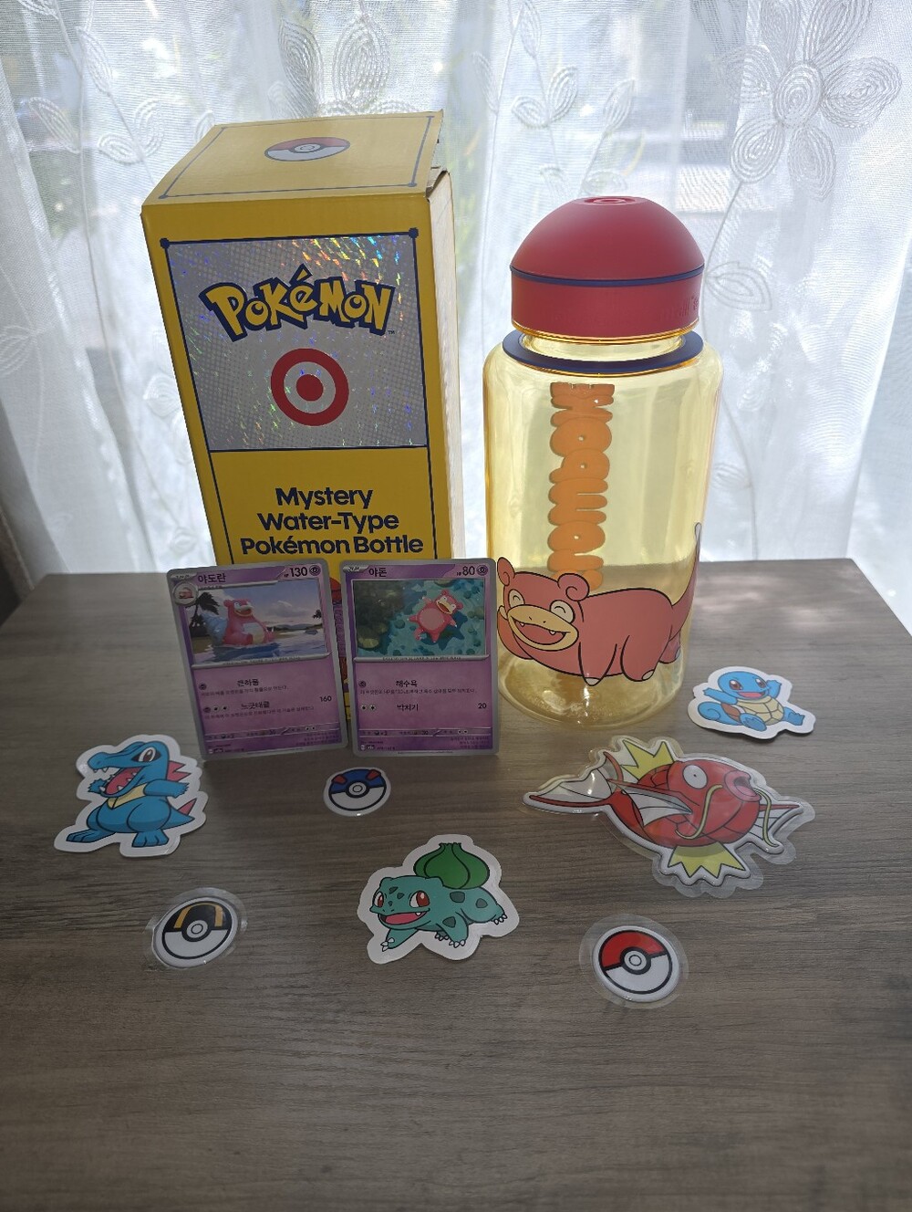 Pokémon x Target Mystery Water Type Pokemon Bottle Slowpoke